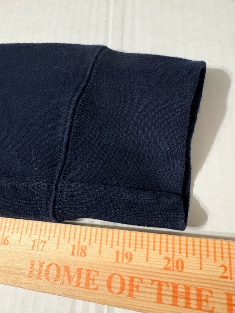 Polo Ralph Lauren Navy Shawl-Collar Sweater‎ with Orange Pony Logo XL Very Soft - Picture 12 of 14